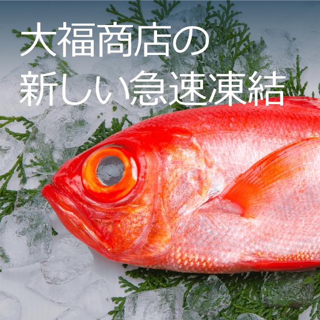 大福商店の新しい急速凍結